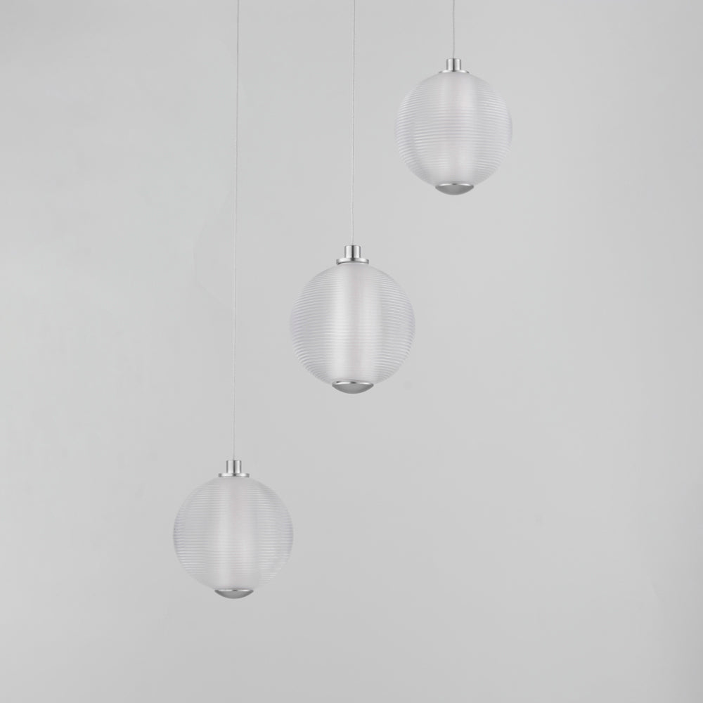 Rhythm LED Multi Light Pendant Light in Detail.