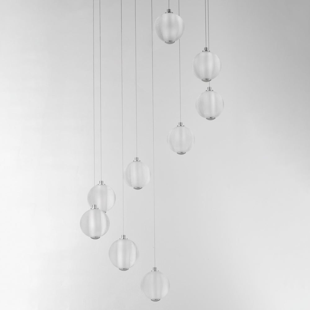 Rhythm LED Multi Light Pendant Light in Detail.
