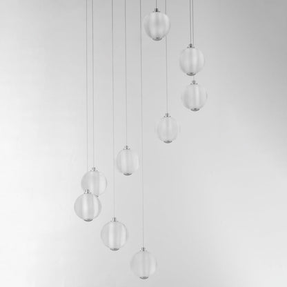 Rhythm LED Multi Light Pendant Light in Detail.