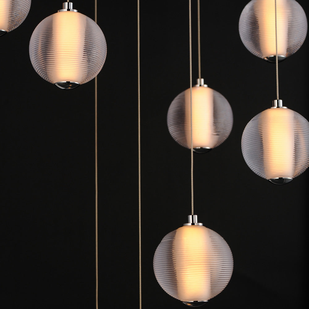 Rhythm LED Multi Light Pendant Light in Detail.