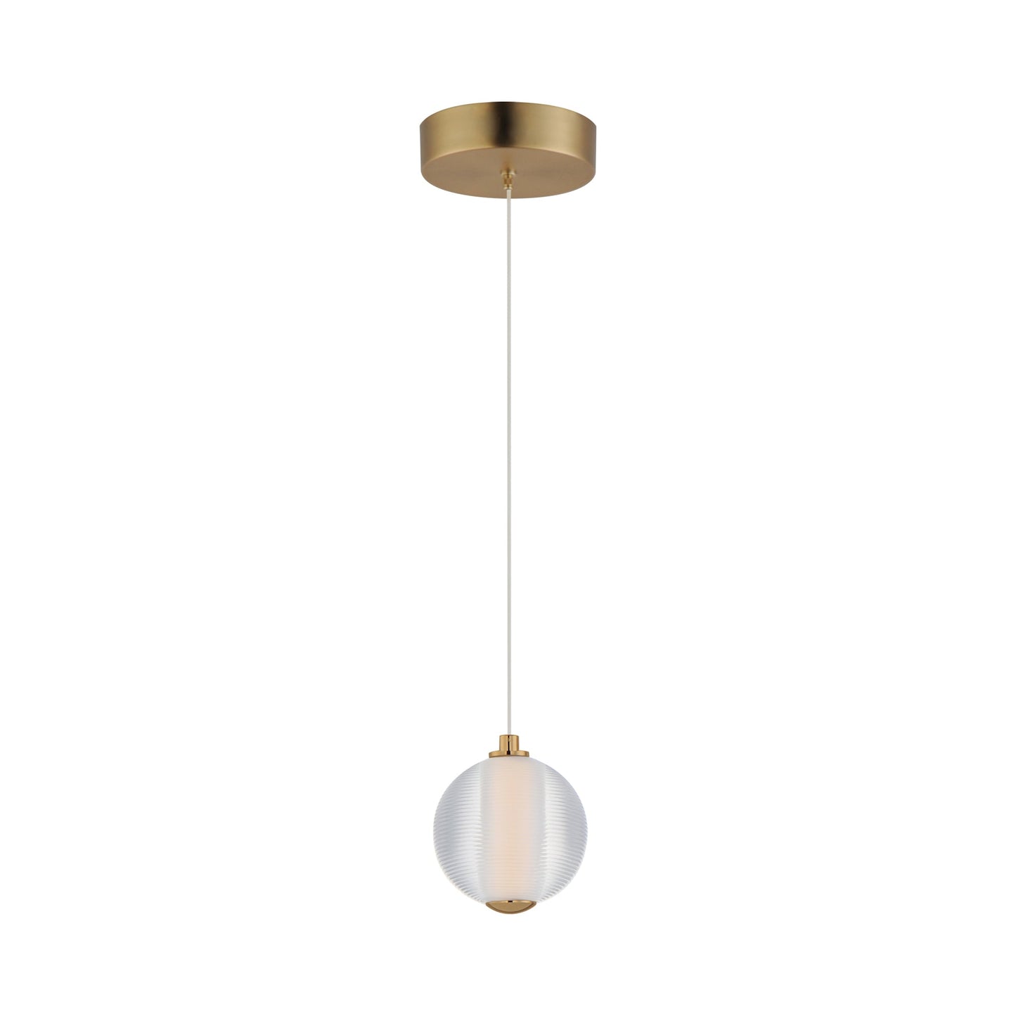 Rhythm LED Pendant Light in Gold.