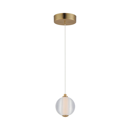 Rhythm LED Pendant Light in Gold.