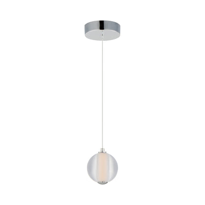 Rhythm LED Pendant Light in Polished Chrome.