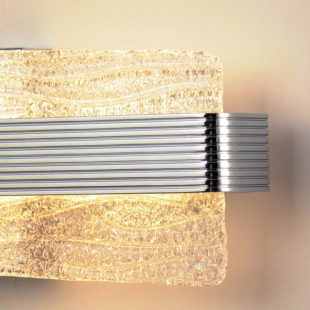 Ripple LED Bath Vanity Light in Detail.