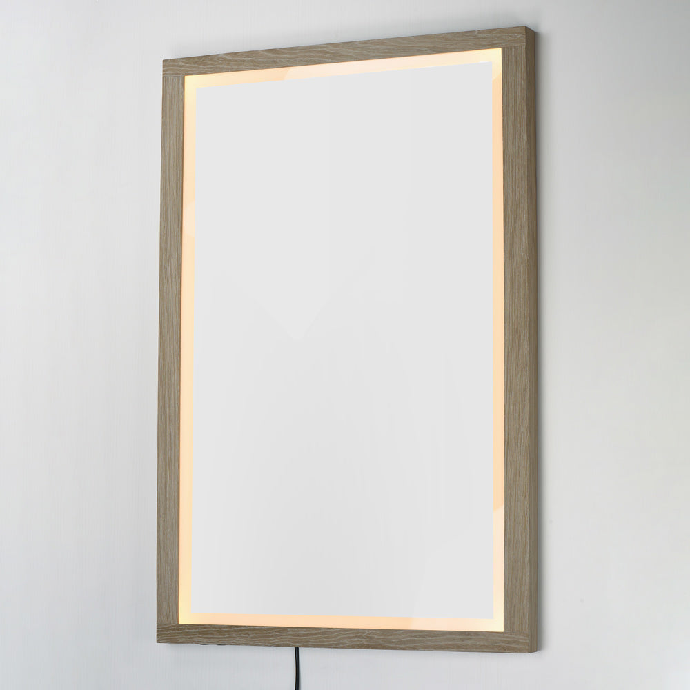 Sawyer LED Wall Mirror in Detail.