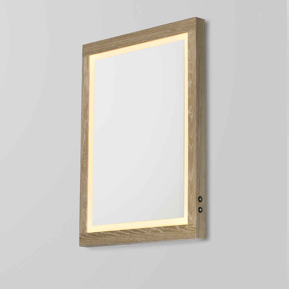 Sawyer LED Wall Mirror in Detail.