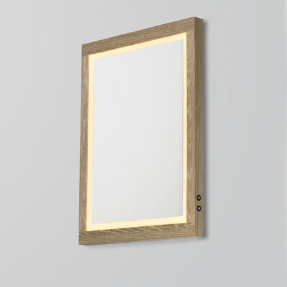 Sawyer LED Wall Mirror in Detail.