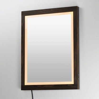 Sawyer LED Wall Mirror in Detail.
