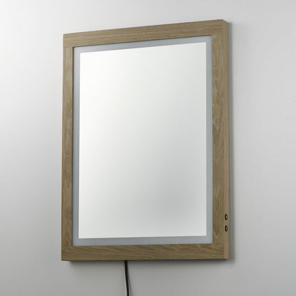 Sawyer LED Wall Mirror in Detail.