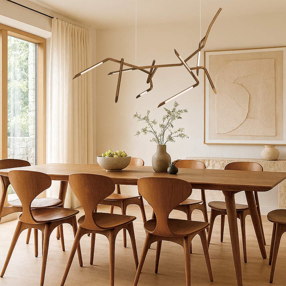 Scion LED Multi Light Pendant Light in dining room.