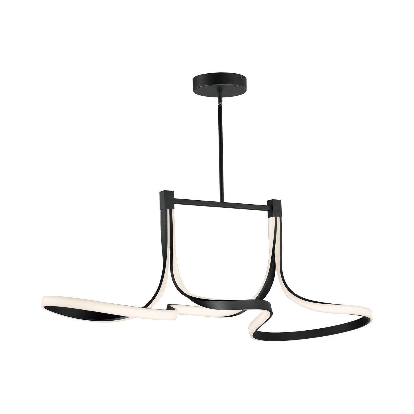 Serpentine LED Linear Pendant Light.