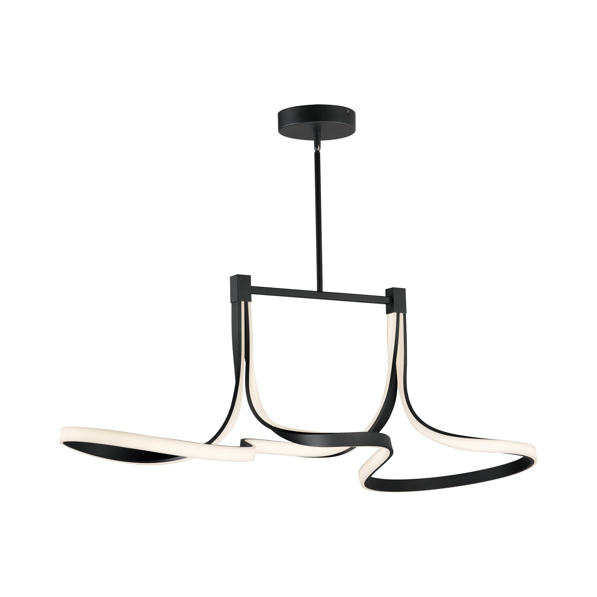 Serpentine LED Linear Pendant Light.