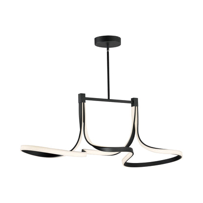 Serpentine LED Linear Pendant Light.
