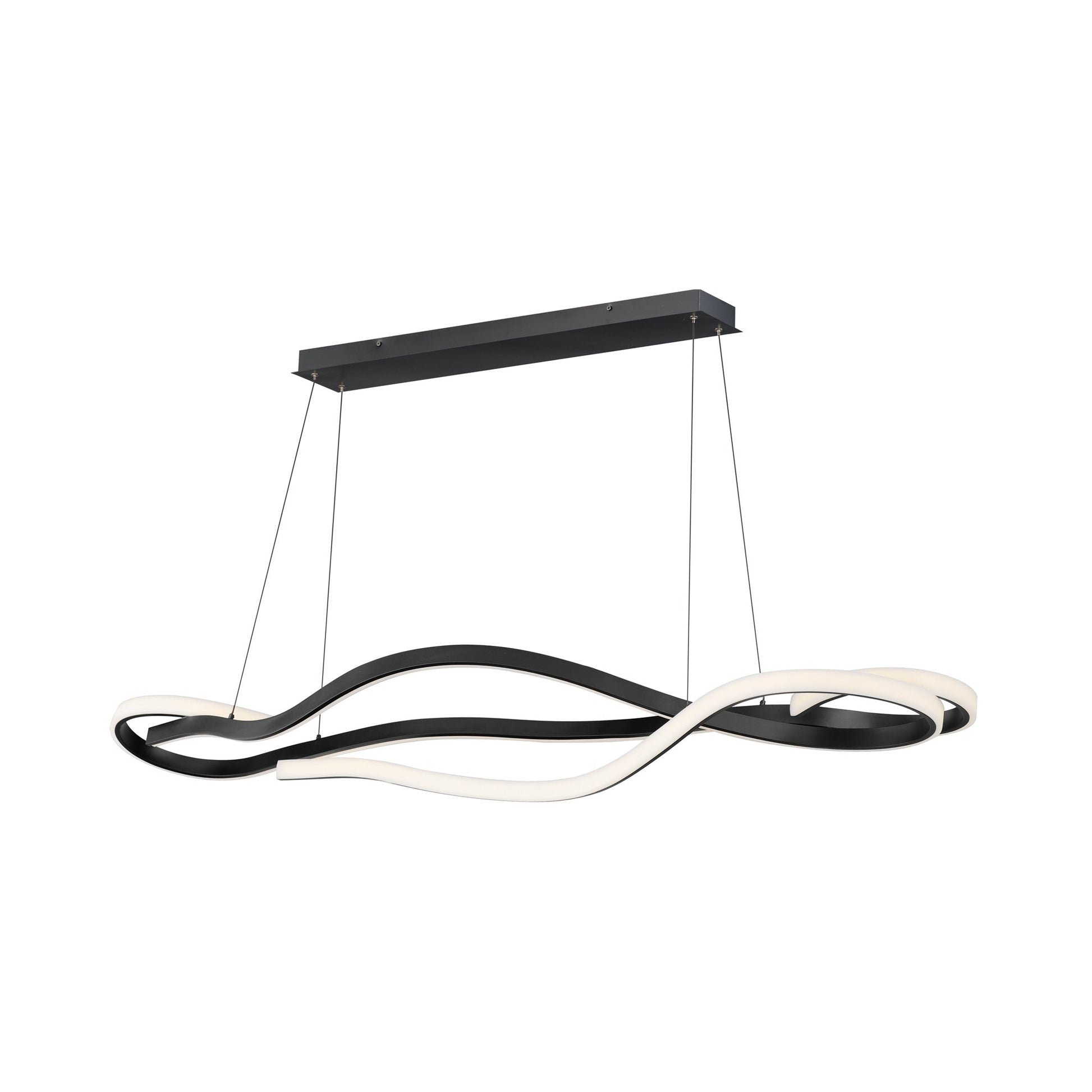 Serpentine LED Linear Pendant Light.