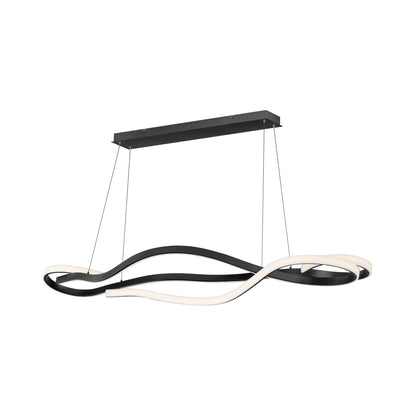 Serpentine LED Linear Pendant Light.