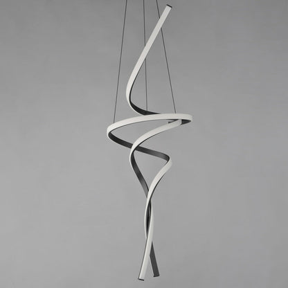 Serpentine LED Pendant Light in Detail.