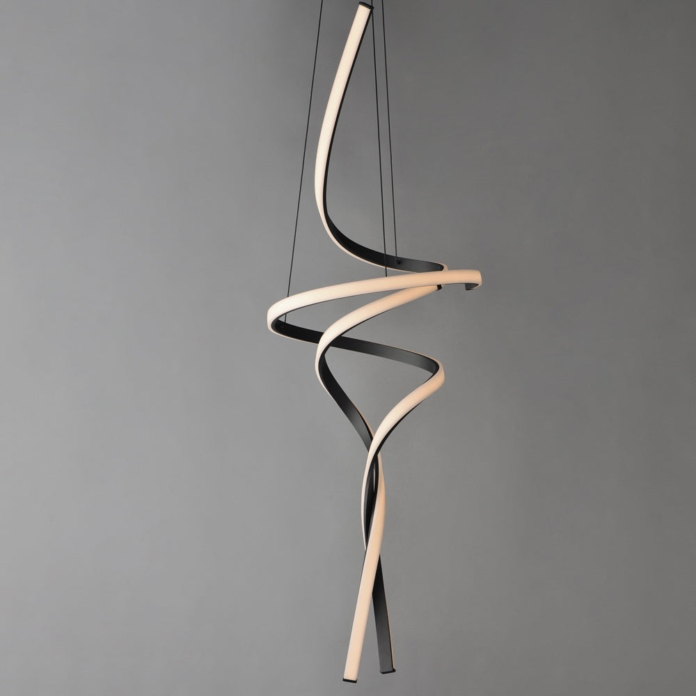 Serpentine LED Pendant Light in Detail.