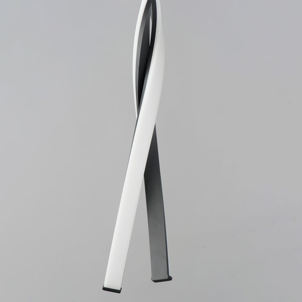 Serpentine LED Pendant Light in Detail.