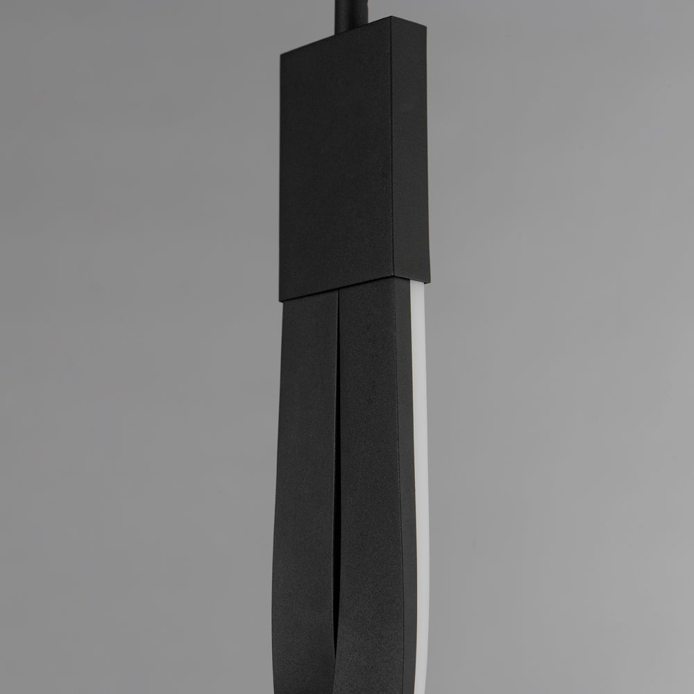 Serpentine LED Single Pendant Light in Detail.