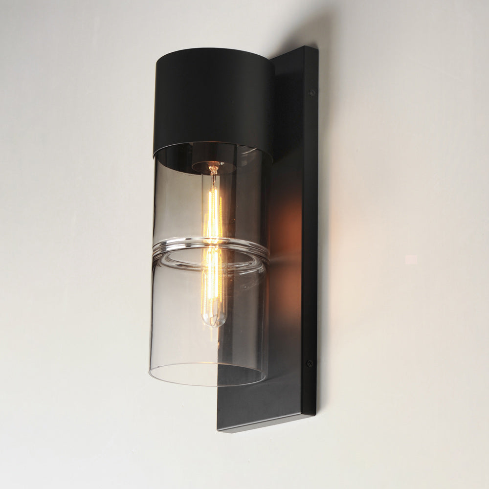 Smokestack Outdoor Wall Light in Detail.