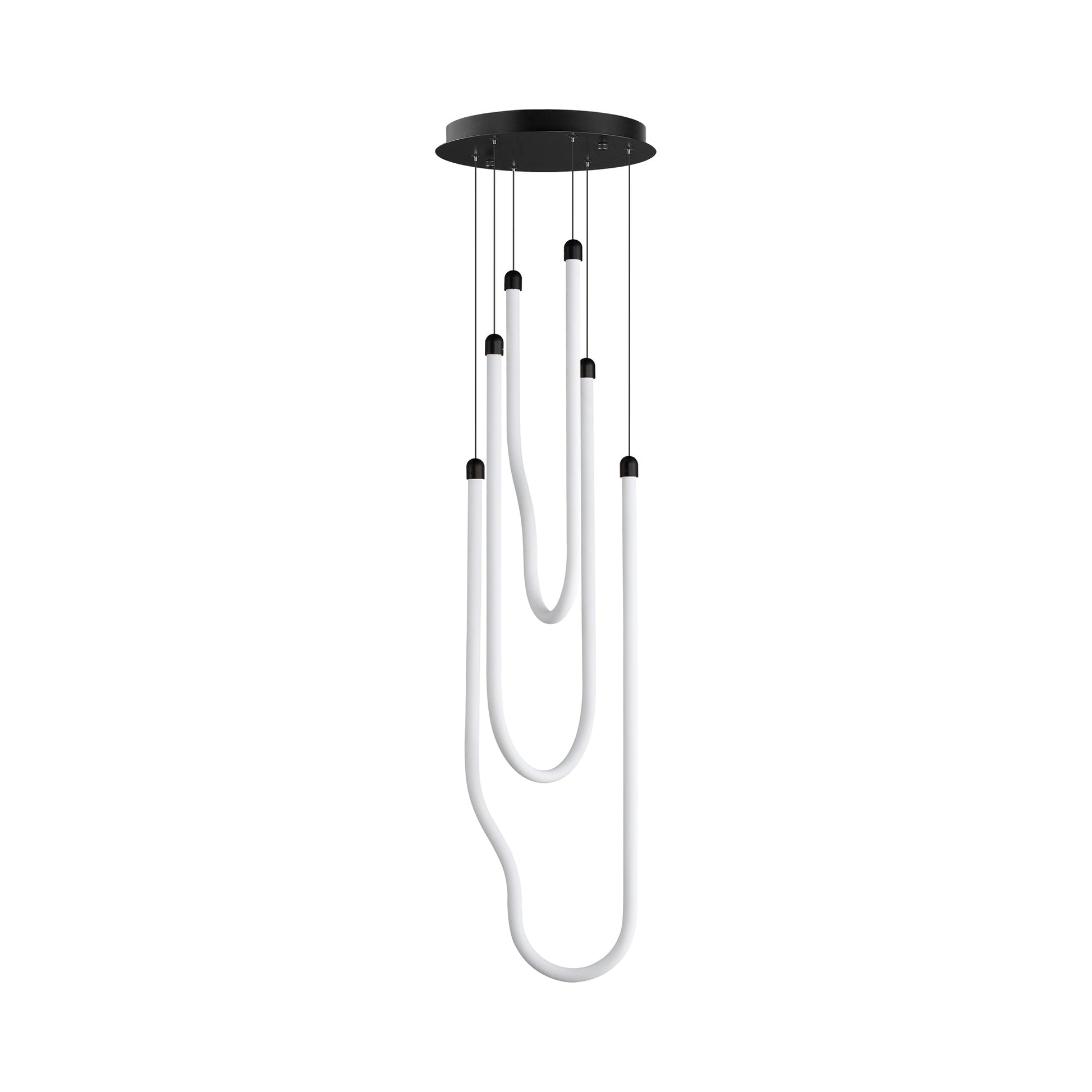 Soleil LED Pendant Light in Black (3-Light).