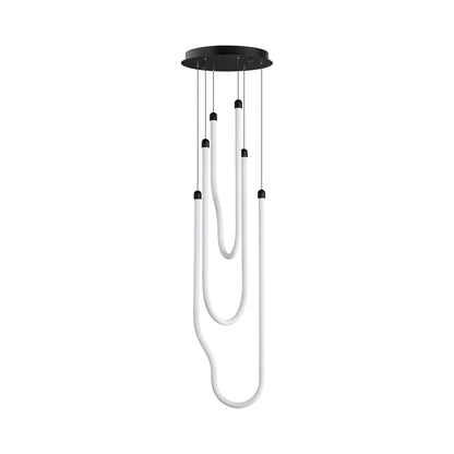 Soleil LED Pendant Light in Black (3-Light).