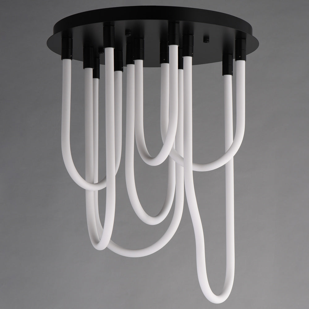 Soleil Round LED Flush Mount Ceiling Light in Detail.