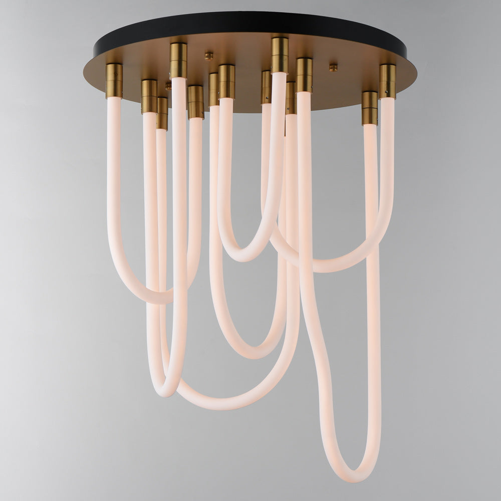 Soleil Round LED Flush Mount Ceiling Light in Detail.