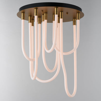 Soleil Round LED Flush Mount Ceiling Light in Detail.