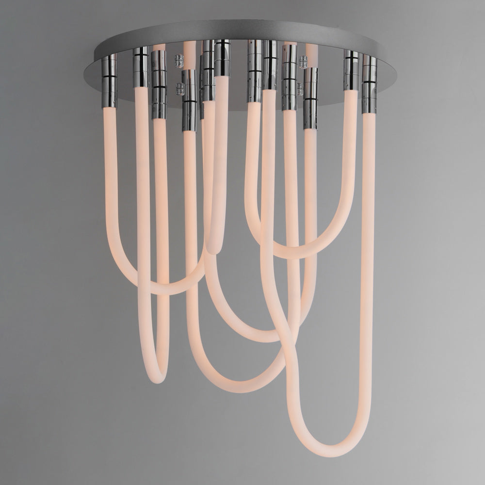 Soleil Round LED Flush Mount Ceiling Light in Detail.