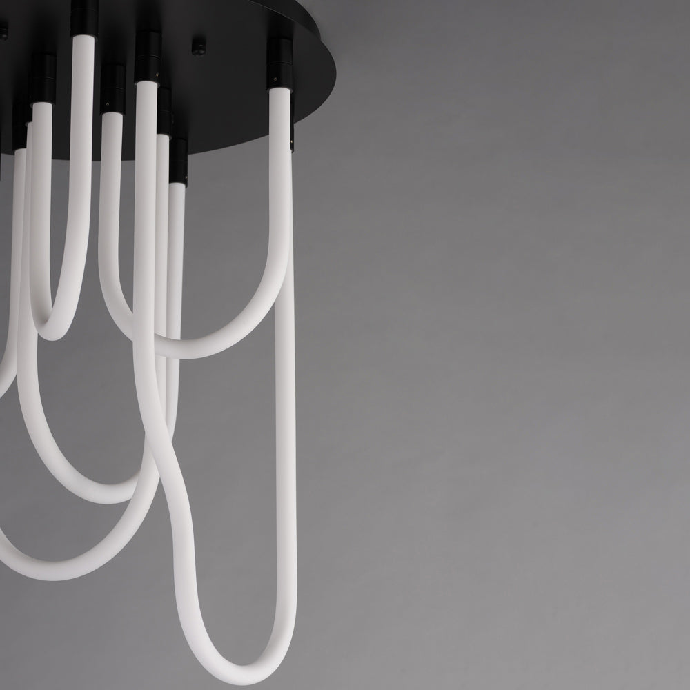Soleil Round LED Flush Mount Ceiling Light in Detail.