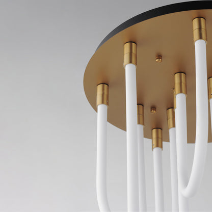 Soleil Round LED Flush Mount Ceiling Light in Detail.