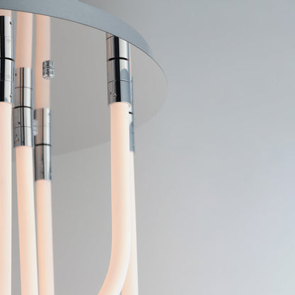 Soleil Round LED Flush Mount Ceiling Light in Detail.