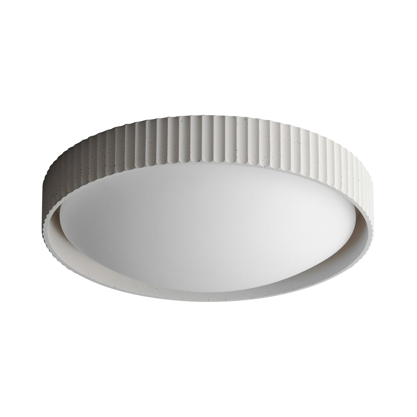 Souffle LED Flush Mount Ceiling Light in Chaulk White (Large).