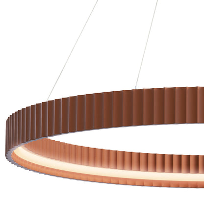 Souffle LED Ring Pendant Light in Detail.