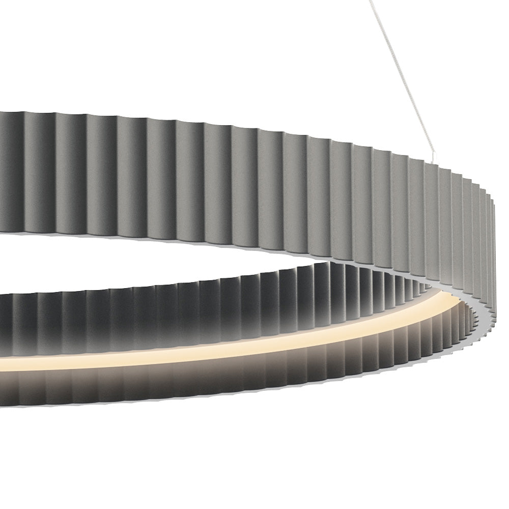 Souffle LED Ring Pendant Light in Detail.