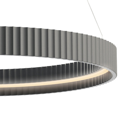Souffle LED Ring Pendant Light in Detail.