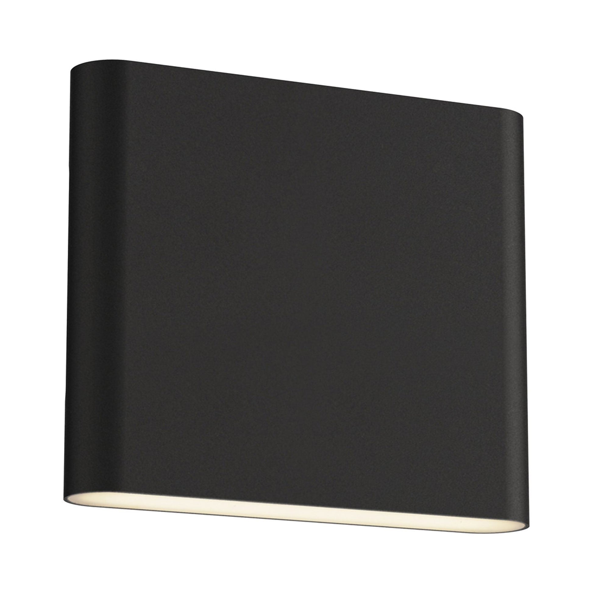 Spartan LED Wall Light in Black (6.25-Inch).