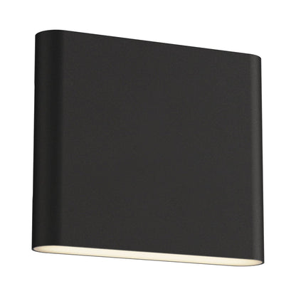 Spartan LED Wall Light in Black (6.25-Inch).