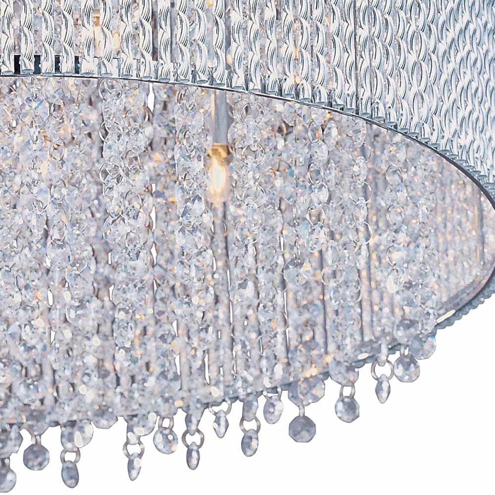 Spiral Flush Mount Ceiling Light in Detail.