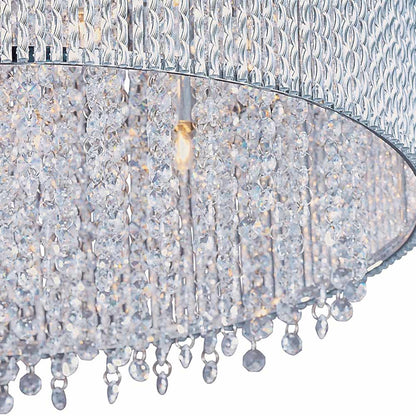 Spiral Flush Mount Ceiling Light in Detail.