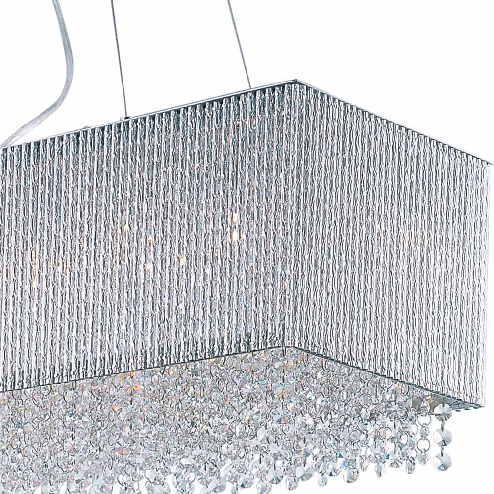 Spiral Linear Pendant Light in Detail.