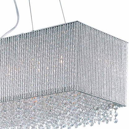Spiral Linear Pendant Light in Detail.