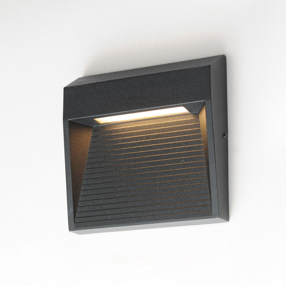 Steppes Outdoor LED Wall Light in Detail.