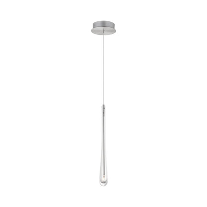 Stillo Pendant Light in Satin Nickel.