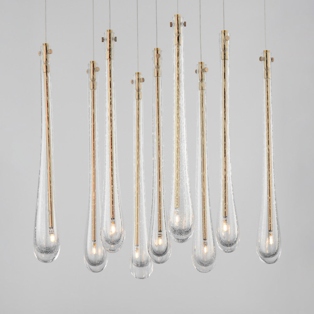 Stillo Square Multi Light Pendant Light in Detail.