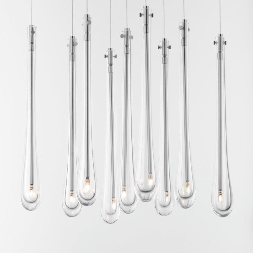 Stillo Square Multi Light Pendant Light in Detail.