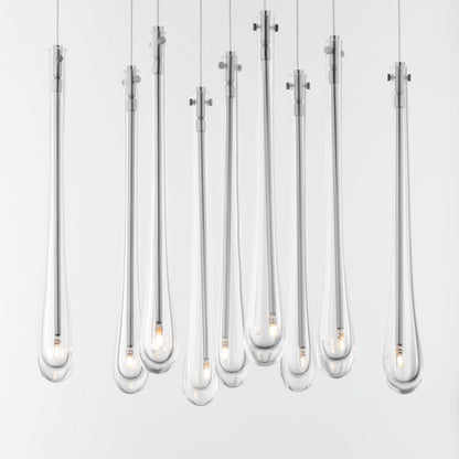 Stillo Square Multi Light Pendant Light in Detail.