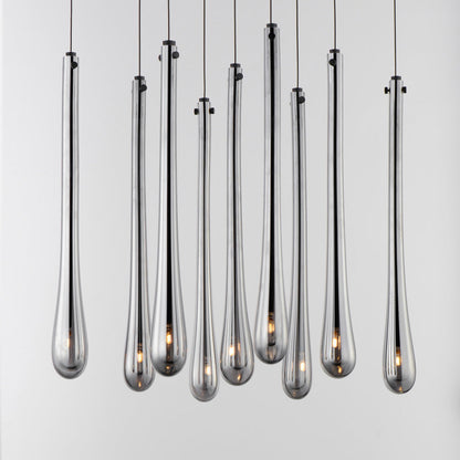 Stillo Square Multi Light Pendant Light in Detail.