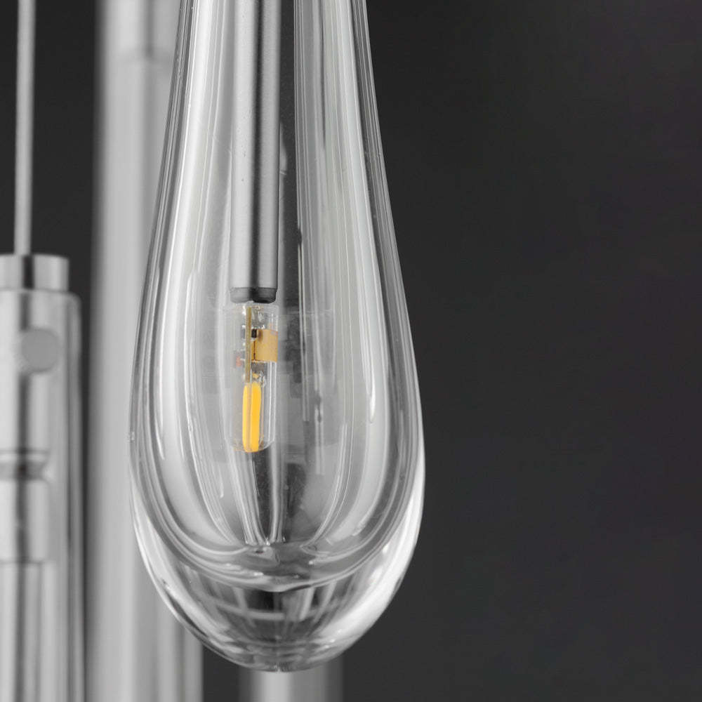 Stillo Square Multi Light Pendant Light in Detail.